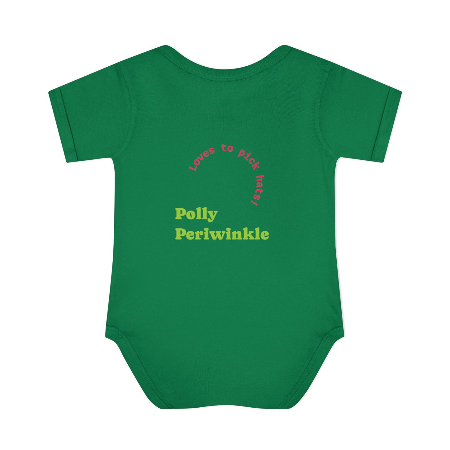 Polly Periwinkle Baby Bodysuit – Colorful Cartoon Kid Character Infant Onesie