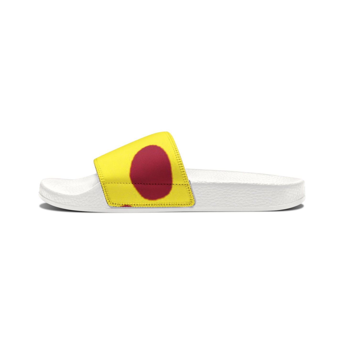 Pizza Polka Slides — Youth Removable‑Strap Sandals