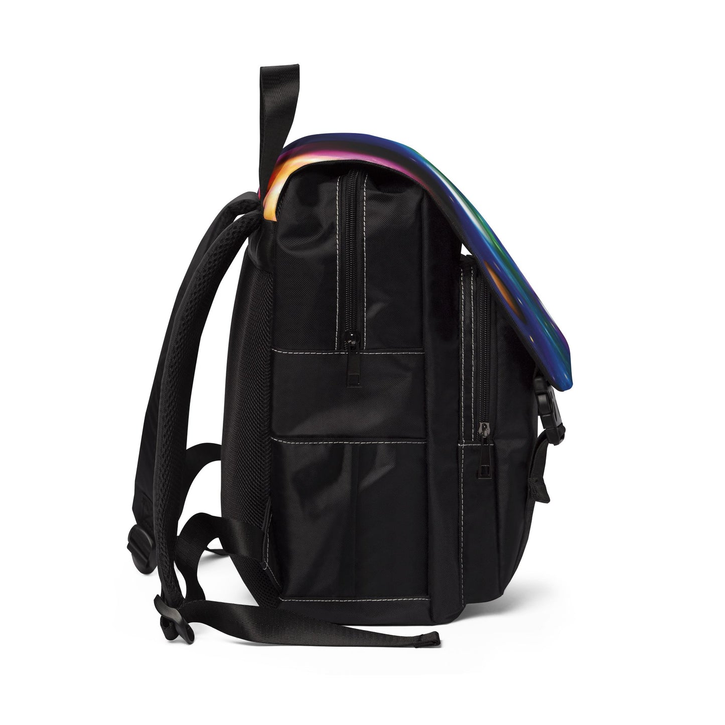 Galaxy Nebula Shoulder Backpack — Colorful Space Print Casual Backpack
