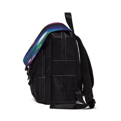 Galaxy Nebula Shoulder Backpack — Colorful Space Print Casual Backpack