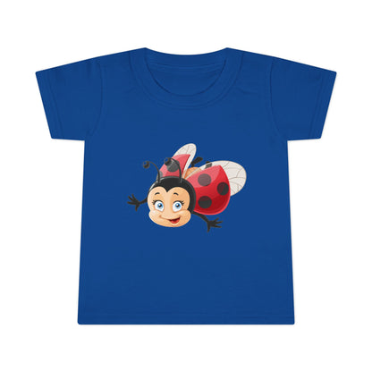 Cute Ladybug Toddler T-Shirt — Playful Cartoon Insect Tee for Kids