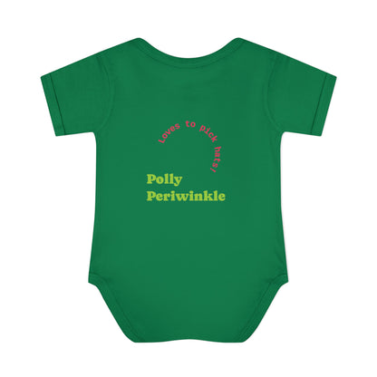 Polly Periwinkle Baby Bodysuit – Colorful Cartoon Kid Character Infant Onesie