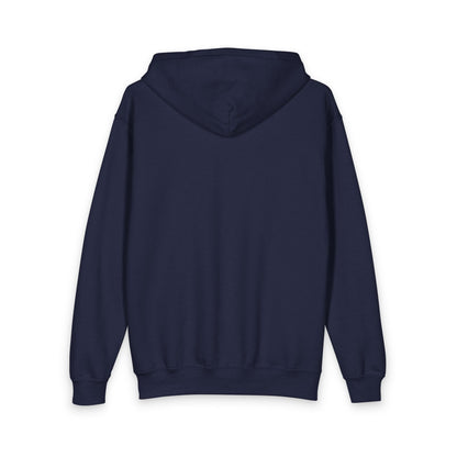 Kids Zip Hoodie - Cute Farley the Frog with on Lilypad Graphic
