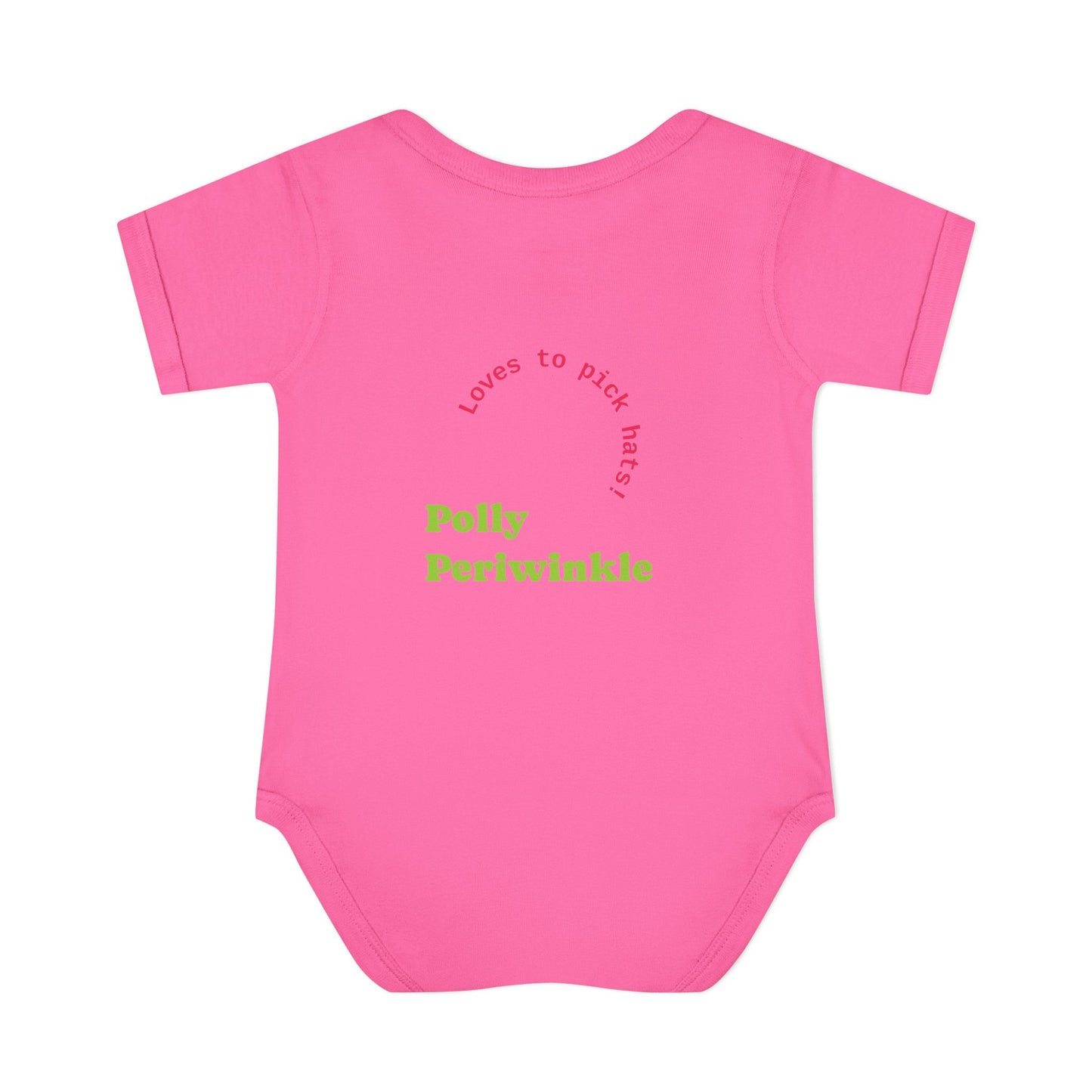 Polly Periwinkle Baby Bodysuit – Colorful Cartoon Kid Character Infant Onesie