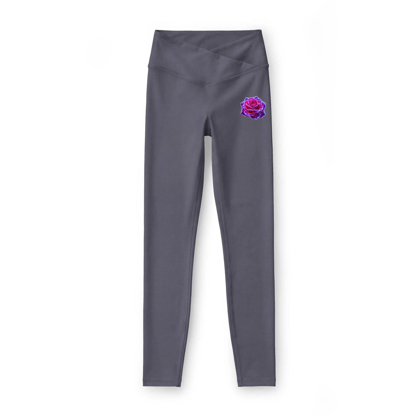 Floral Rose Hip Luxe Leggings — High-Waist Women's Activewear