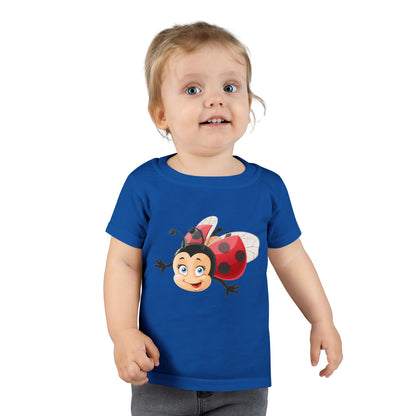 Cute Ladybug Toddler T-Shirt — Playful Cartoon Insect Tee for Kids