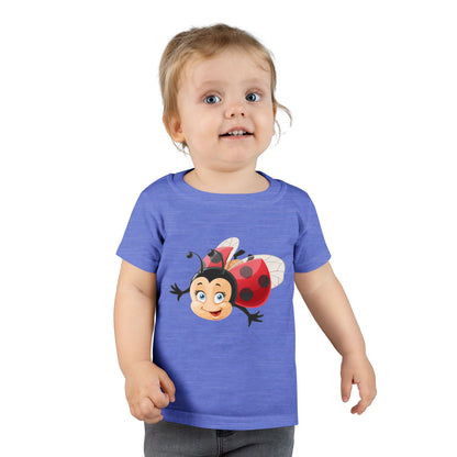 Cute Ladybug Toddler T-Shirt — Playful Cartoon Insect Tee for Kids