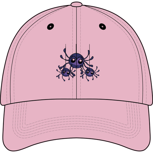 Kids Spider Web Embroidered Baseball Cap — Youth Baseball Hat