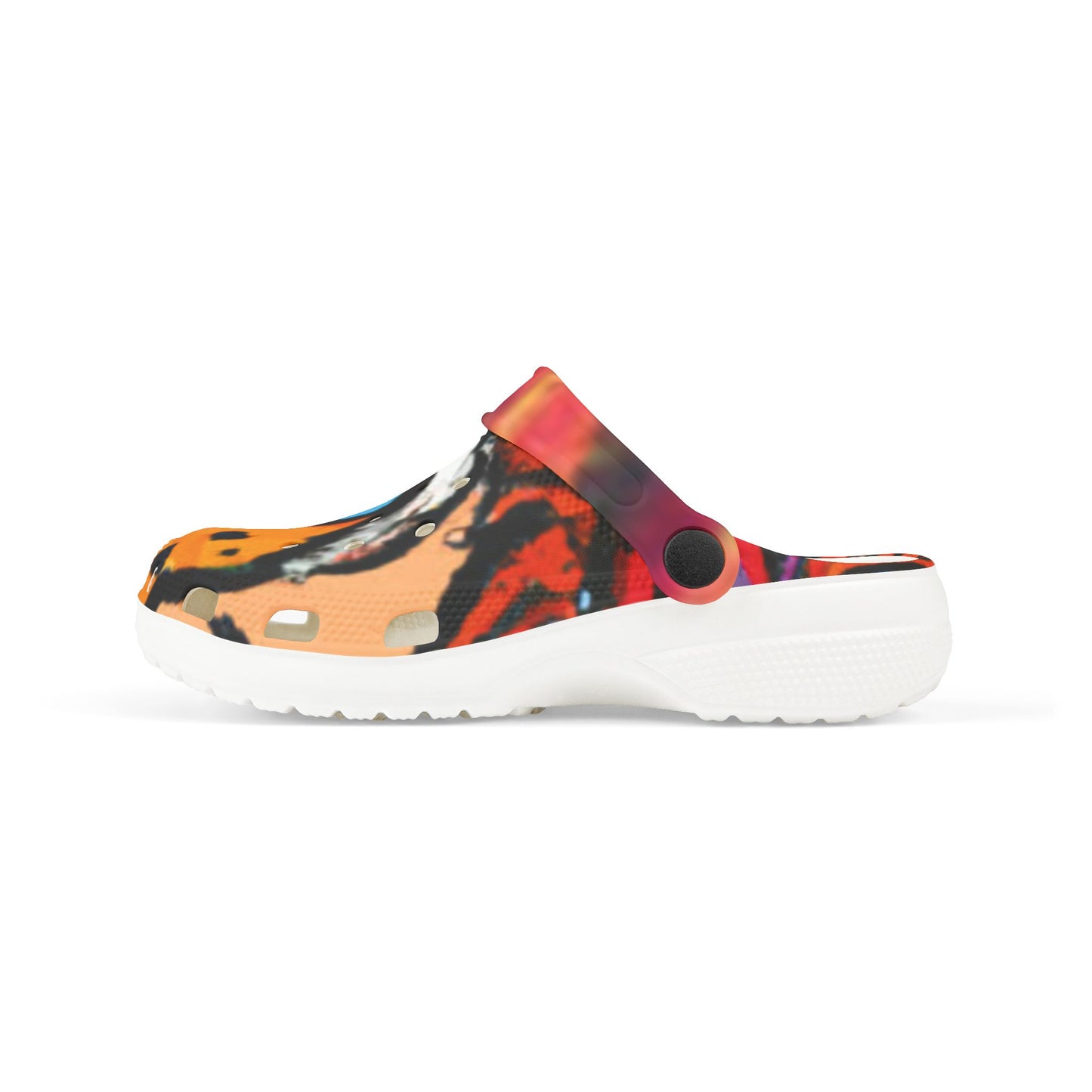 Kids Colorful Graffiti EVA Foam Clogs — Lightweight Slip-On Sandals