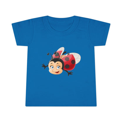 Cute Ladybug Toddler T-Shirt — Playful Cartoon Insect Tee for Kids