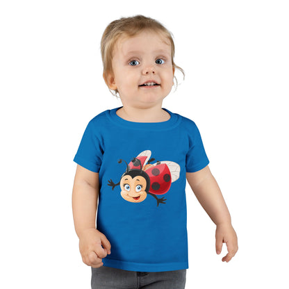 Cute Ladybug Toddler T-Shirt — Playful Cartoon Insect Tee for Kids